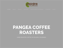 Tablet Screenshot of pangeacoffeeroasters.com